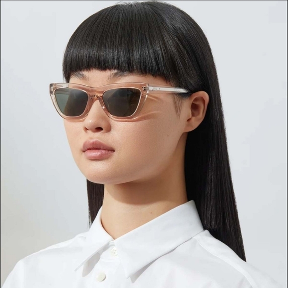 Jenny Bird FIRE! NIB! The Cateye Sunglasses in Crystal Smokey Quartz. R2S!! main image 12